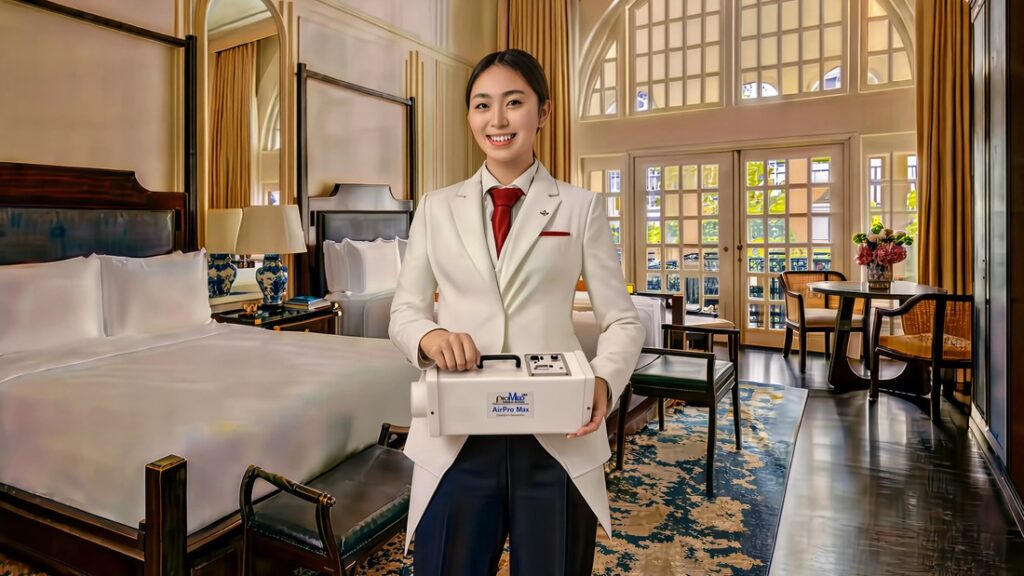ProMedUSA AirPro-Max for prompt guest room odour removal